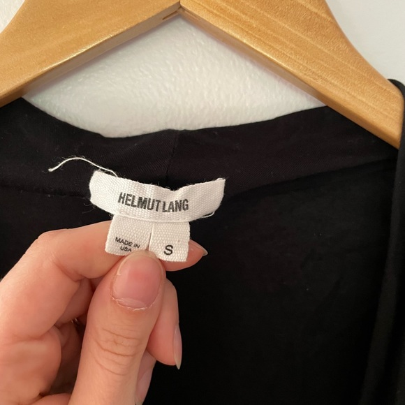 CONSIGNED - Helmut Lang Draped Top - Picture 3 of 5